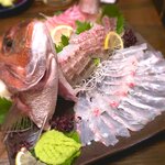 日本酒と鮮魚居酒屋 囲炉裏 - (ｺｰｽ)【4】豪華!!鯛の姿盛り　2019.2.21