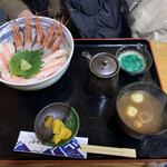 おけしょう鮮魚の海中苑 - カニ•エビ丼♪