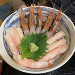 おけしょう鮮魚の海中苑 - カニ•エビ丼♪