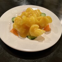 17 海老のカボチャソース炒め