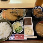 Kushi Sanjuuroku - この日の「お魚の日替わりランチ」