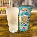 炭火焼 西垣鶏 - 大人のガリガリ君！？シャーベットのようなお酒「シャリキン」