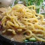 北海道ラーメン 温 - 西山製麺の縮れ卵麺!!