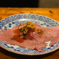 大衆肉酒場 こだわり米 匠 - 鬼おろしポン酢を乗せていただきます