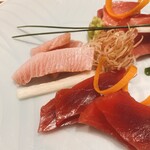 蕎麦割烹  倉田 - 塩釜産　本鮪　＆　氷見産　寒鰤