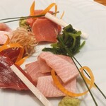 蕎麦割烹  倉田 - 塩釜産　本鮪　＆　氷見産　寒鰤