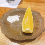 蕎麦割烹  倉田 - 雪塩＆レモン