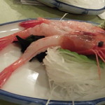 かつ味 室町店 - 大きな甘海老