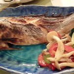 かつ味 - いさきの塩焼き