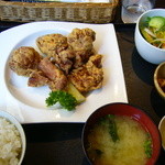 あんざ - 唐揚げ定食