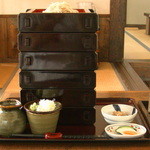 蕎麦処 信玄 - もりそば（６枚、６５０円）スタート