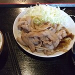 Marumaru Udon - しょうが焼き定食