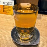 四文屋 - 四文屋 中井店　「梅割り焼酎金宮25°」350円(税別⇒385円)