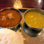 ラトバレ - チキンカレーとダルカレー