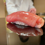 登喜和鮨 - 佐渡産メジ鮪10キロ漬