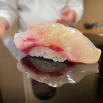 登喜和鮨 - 新潟産マハタ昆布出汁塩水洗い