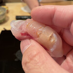 登喜和鮨 - 新潟産マハタ昆布出汁塩水洗い