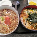 Teuchi Soba Fukushou - 親子丼たぬき蕎麦セット