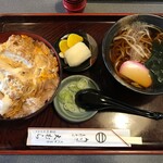 大むら宮代 - '21/01/23 かつ丼のセット（税込900円）