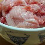 カギヤマタ 但木商店 - どんぶり中落ち