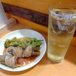 博多のおでん - ゴボウ豚&ブロッコリー&ハイボール