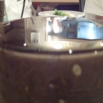 かつ味 - やっぱ焼酎お湯割りは表面張力でしょう！