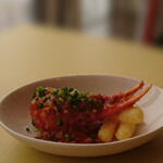 四川飯店 - 紅ズワイ蟹の海老真薯包み チリソース