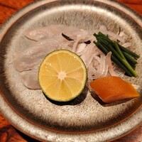 鮨 あお - 天然虎河豚と唐墨