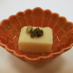 弓ヶ浜 - 弓ヶ浜・先付 玉子豆腐(2012.08)