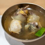 うを徳 - 2021.1 長崎普賢岳スッポンのお椀（お餅入り）