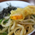 純手打ち讃岐うどん きむらや - かぼちゃ天