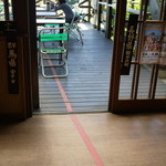 Shigeno Ya - 店内③長野と群馬の境界線が店内に！