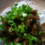 酒処ひよし - あわび肝山椒煮