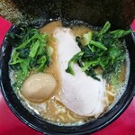 ラーメン 杉田家 - ラーメン並＋のり・青菜増し