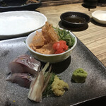 快食倶楽部　万年 - カワハギの肝和え