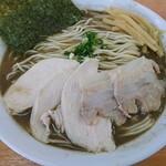 麺屋十郎兵衛 - 煮干拉麺750円+麺大盛り100円+肉増250円=1100円