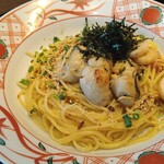 洋麺屋 五右衛門 郡山店 - 牡蠣と帆立のペペロンチーノ