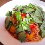 銀座ルヴァン エ ラ ヴィアンド - 夏野菜のトマトパスタ！