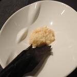 祇園 呂色 - 帆立のリゾット　帆立のテュイル