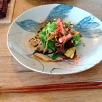 カルティベイト - 蟹とアボカドのバルサミコ酢のサラダやったかと