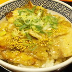 Yoshinoya - 焼味ねぎ塩豚丼並390円