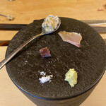 GEJO - 鰤の生ハム、リエット、胃袋