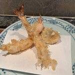 天ぷら新宿つな八 - 海老と白身魚