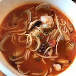 ポポラマーマ - バリューランチセット
            海の幸辛口トマトスープ