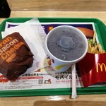 マクドナルド - グラン ベーコンチーズセット(690円)