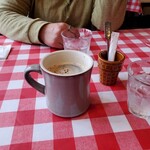 トラットリア・バンビーナ - ちょっといただきましたが美味しいコーヒーですね〰️‼️