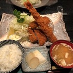 食事処 まるはち - ミックスフライ