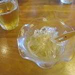 望水 - 温泉後のところてんでございます