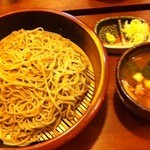 つけ鴨そば　大盛（挽き包みそば）