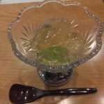 日本料理 たかむら - 2012/08　梅酒ゼリー